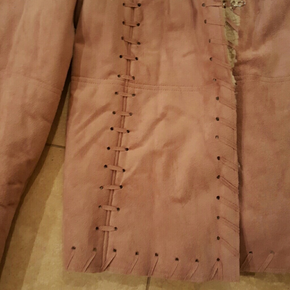 Faux Suede/Shearling Jacket - image 2